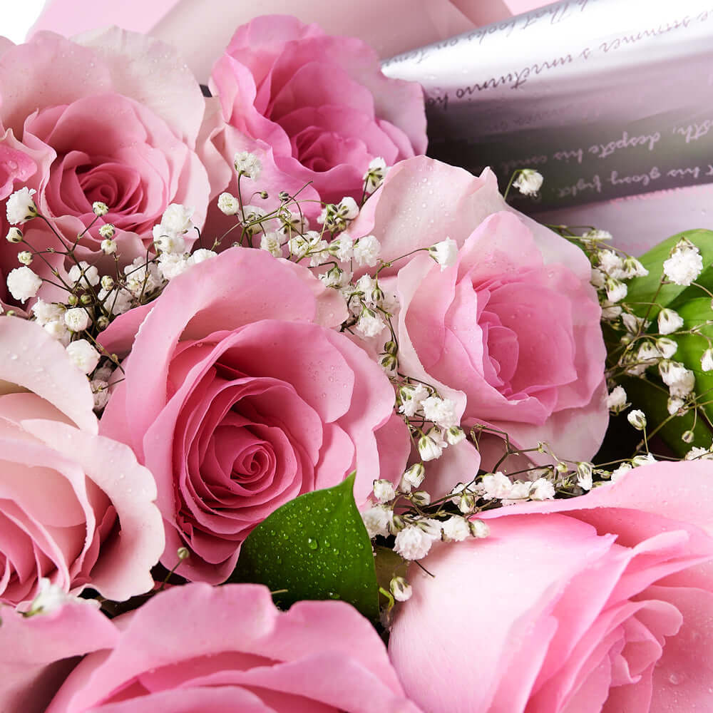 Pink Roses Gift Box